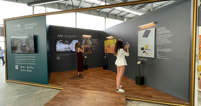 Aliansce Sonae usa realidade aumentada para dar vida às artes plásticas na ArtRio